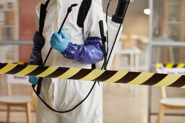 Professional Biohazard Cleanup technician working in Saint Libory, NE